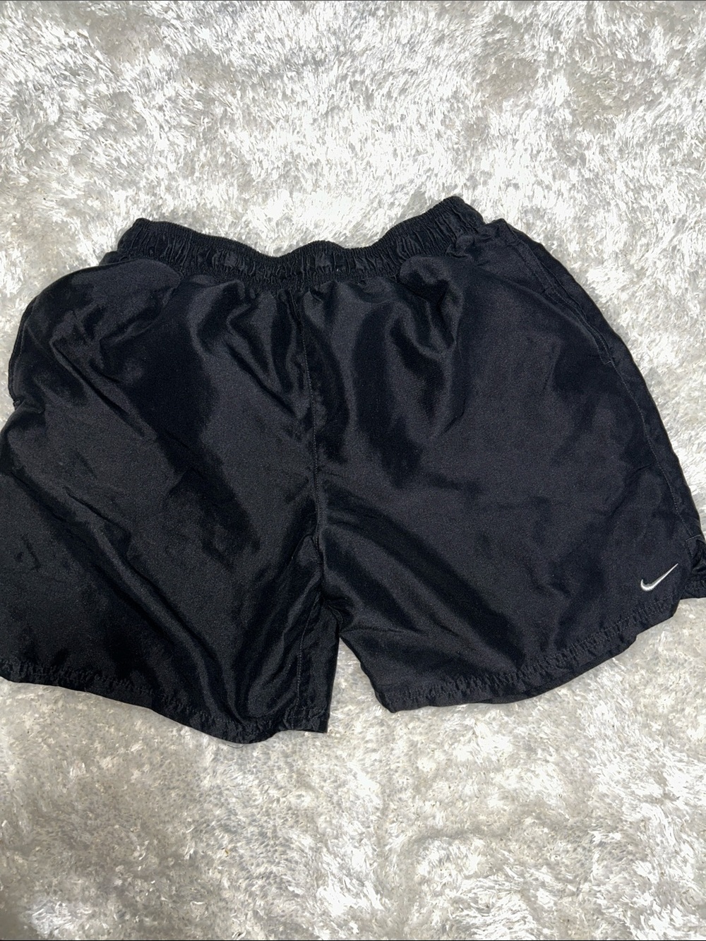 Nike Black lined Athletic Shorts with pockets. size L